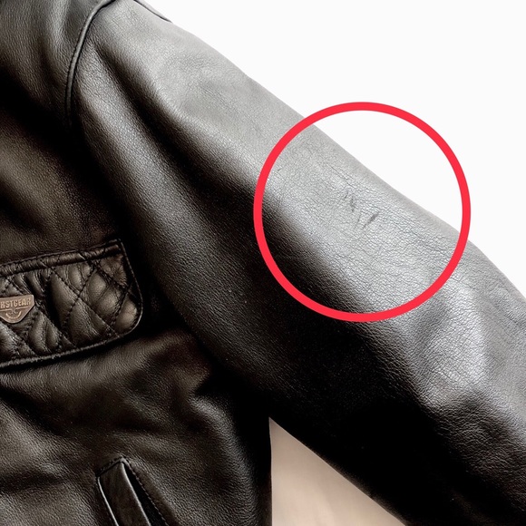 SOLD Beautiful FIRST GEAR Cafe Racer MC leather jacket - Picture 15 of 16